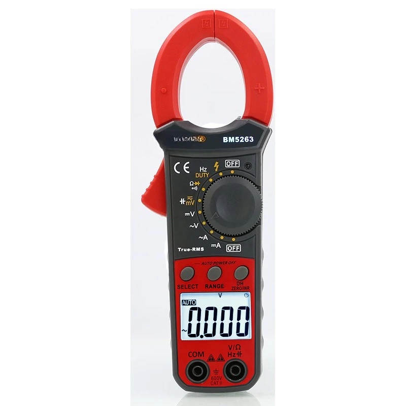 

AC and DC Digital Clamp Meter High Precision, Multimeter Clamp Ammeter Temperature Capacitance Clamp Meter