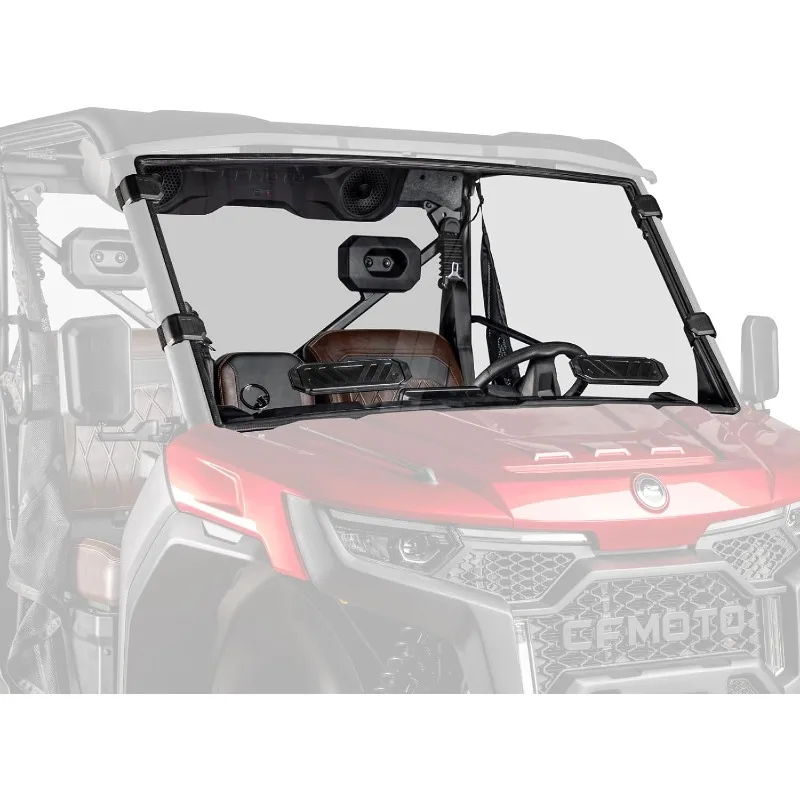 

SuperATV CFMOTO UForce U10 Pro Scratch-Resistant Vented Full Windshield