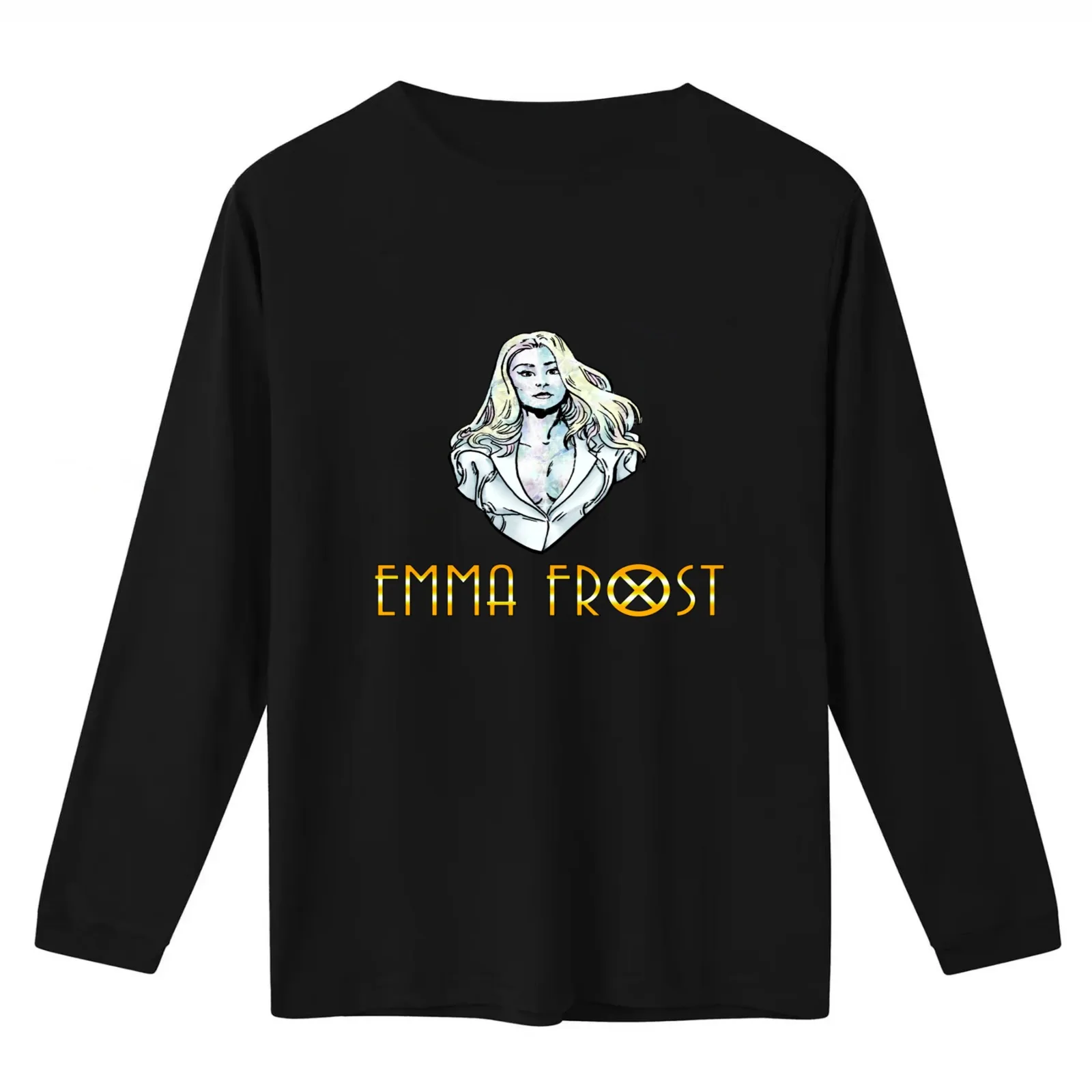 Emma Frost T-Shirt Summer Casual Cotton Tee Oversized Streetwear Tops Vintage Graphic Print Loose Fit Short Sleeve