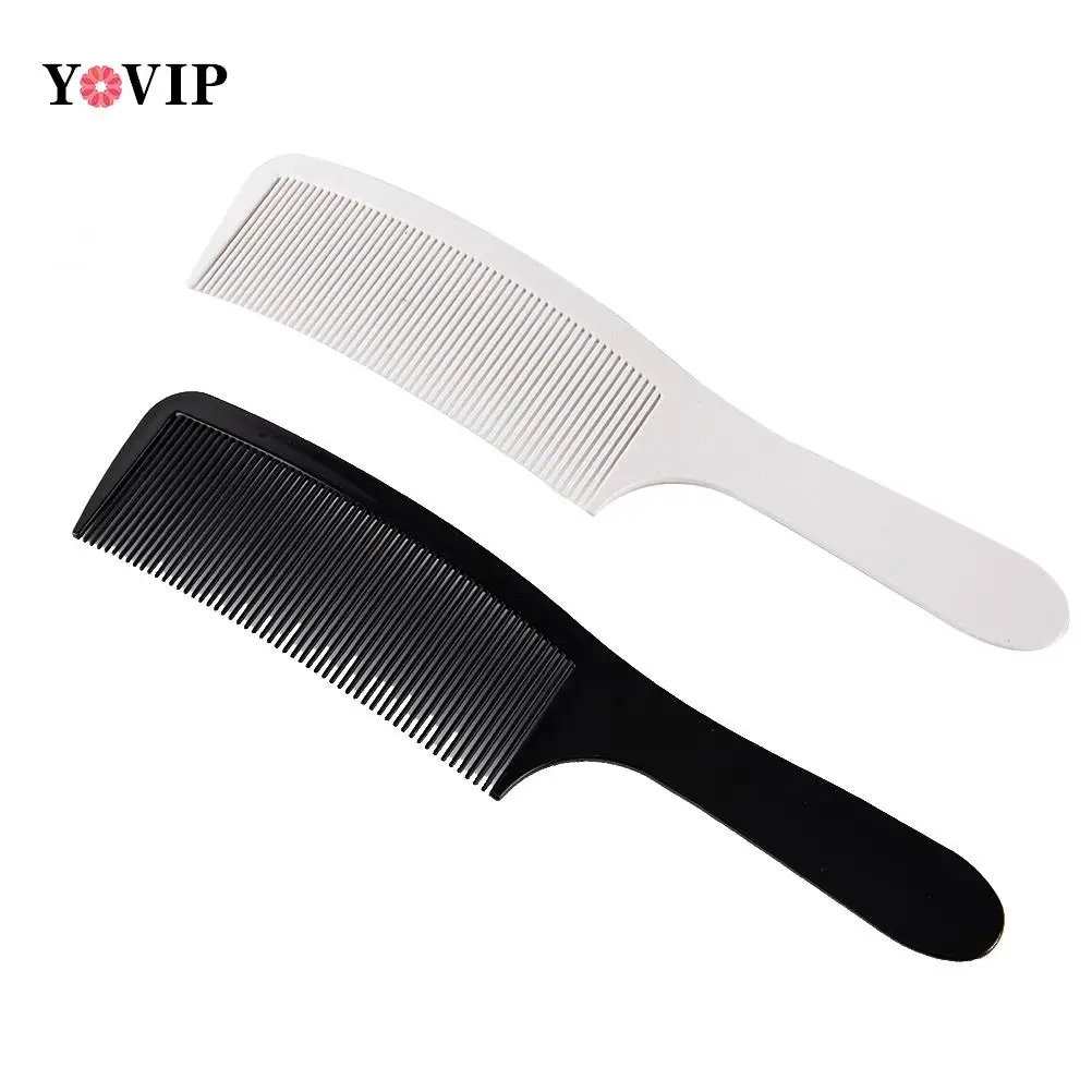 Professional Curved Shaver Hair Clipper Cutting Comb Barber Flat Top Comb Anti-static Salon Cutting Comb Hairdressing Brush