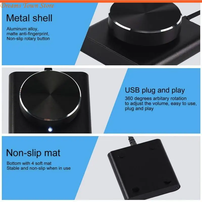 التحكم في مستوى مستوى HX6A USB ، جهاز كمبيوتر مكبر صوت الصوت وحدة التحكم عن بُعد وحدة التحكم عن بُعد