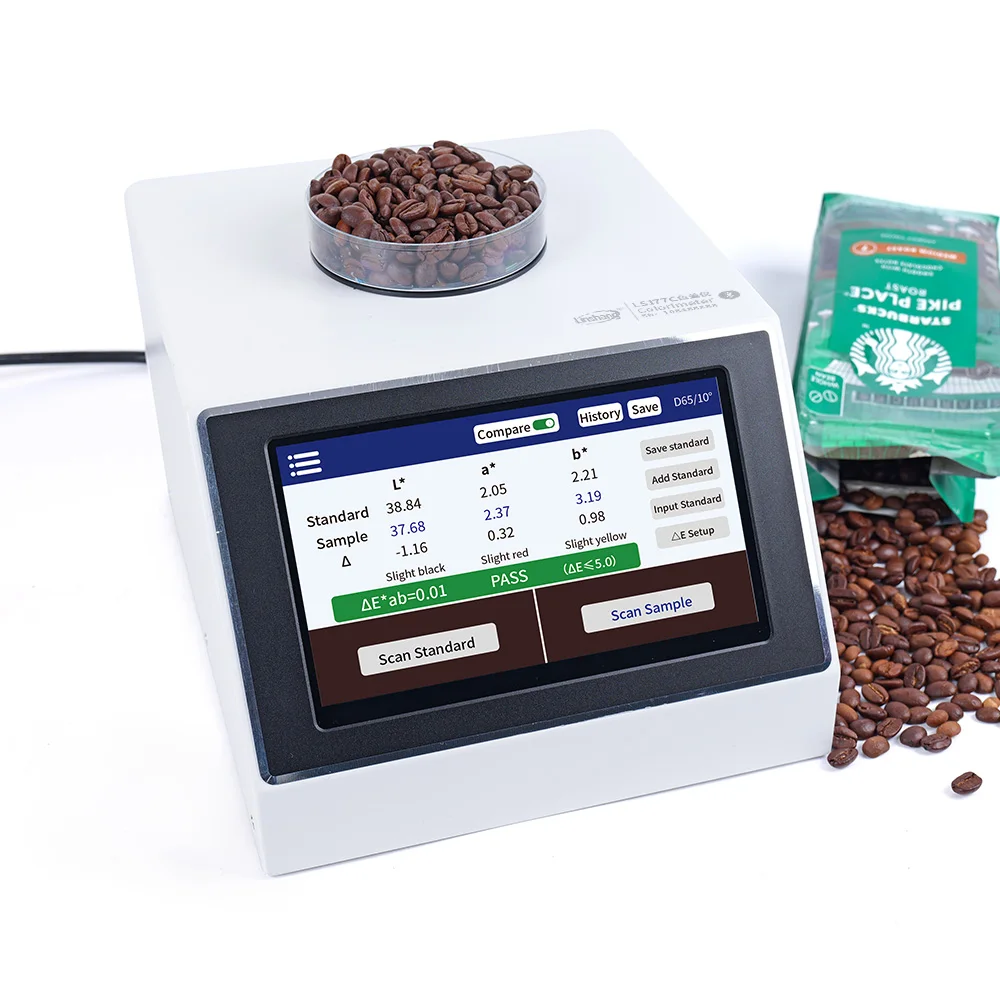 Lxy precio de fábrica LS177C Analizador Agtron medidor de color analizador de granos de café tostados colorímetro de café