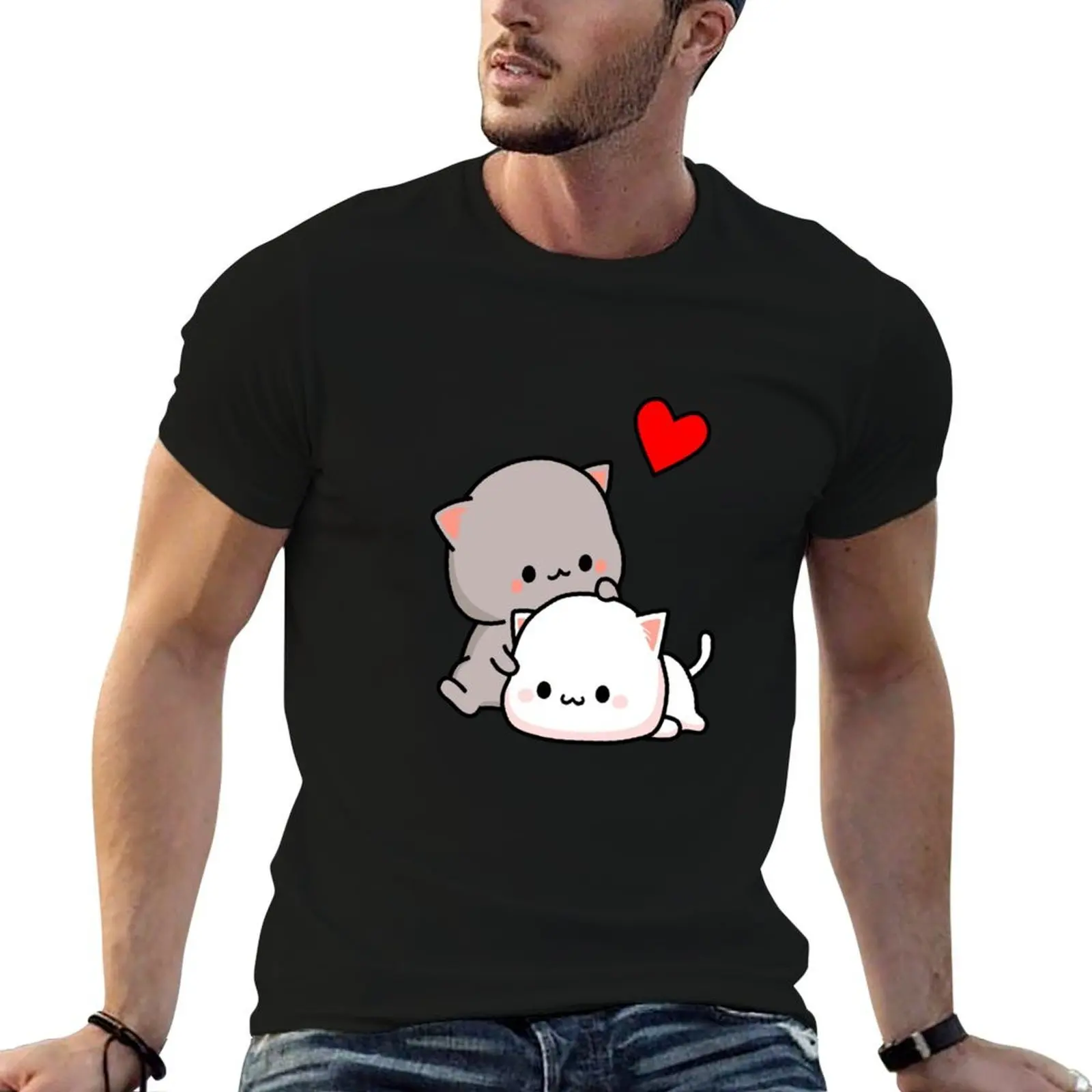 

Peach Cat and Goma Love Never Fails Classic T-Shirt t shirt personalised man t shirts for men T-Shirt
