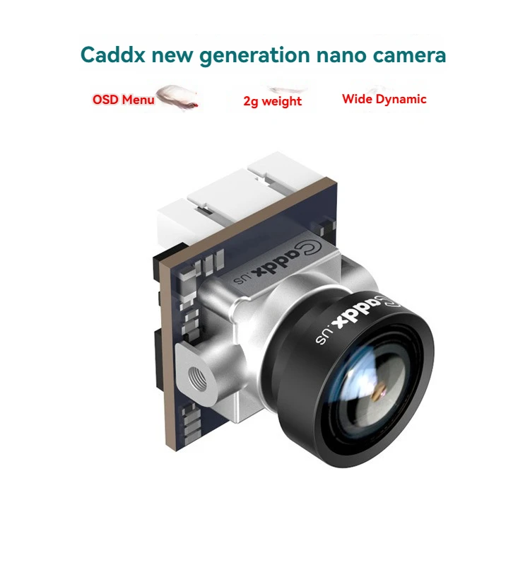 For Caddx Ant 1.8mm 1200TVL 16:9/4:3 Global WDR with OSD 2g Ultra Light Nano FPV Camera for FPV Racing Remote Control Drones