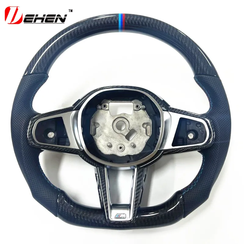 Carbon Fiber Steering Wheel For BMW New M2 M3 M4  G80 G82 G83 G87 2019-2023 Lerther Old Upgrade New 2025 M4 Customized