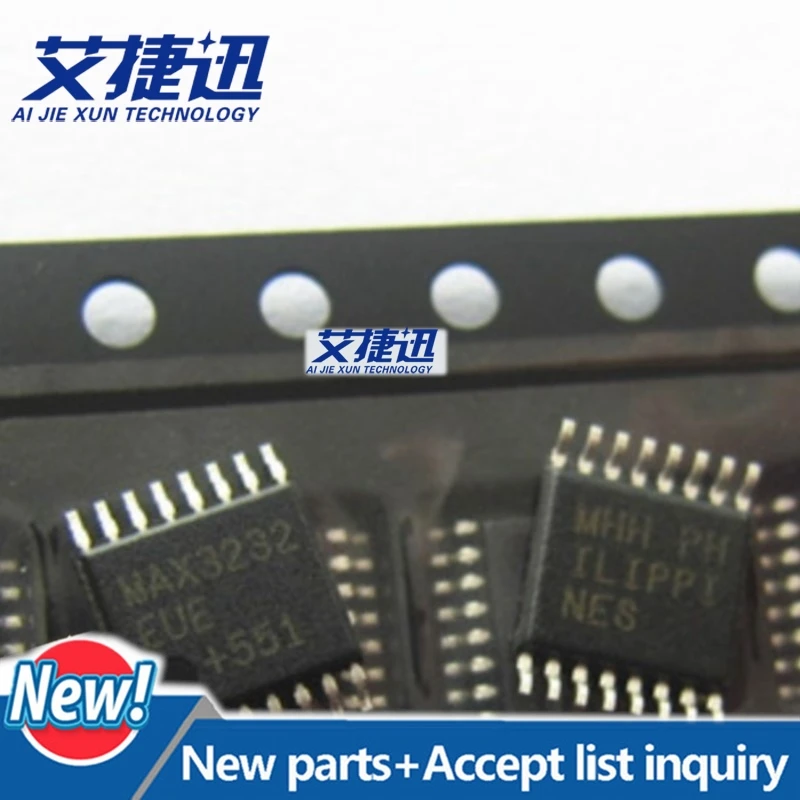 

10 шт. 100% новые и оригинальные трансиверы MAX3232EUE MAX3232 TSSOP-16 от 3,0 до 5,5 В, большой запас