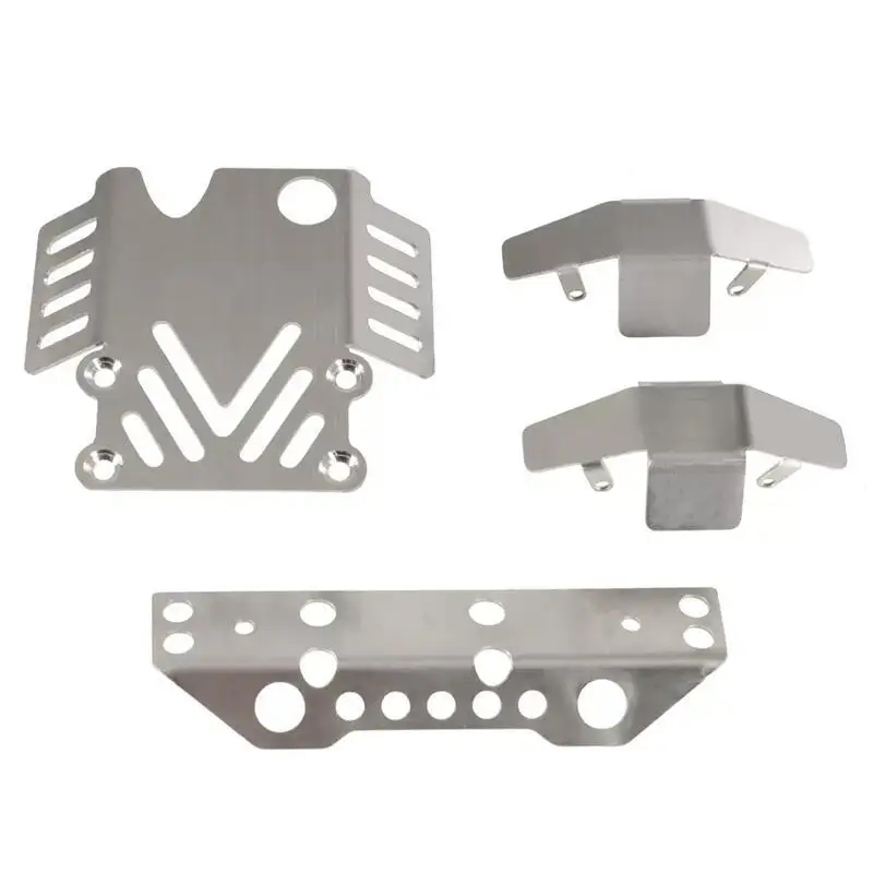 RC-Autoteile, Metall-Upgrade, zerstörungsfreie Installation, 304-Chassis-Rüstung, passend für MJX H12Y H12Y + ferngesteuertes Autozubehör