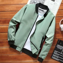 2023 New Spring and Autumn Fashion Trendy Mock Collar Panel Pocket Casual Comfort Slim Solid Short Baseball Uniform Jacket