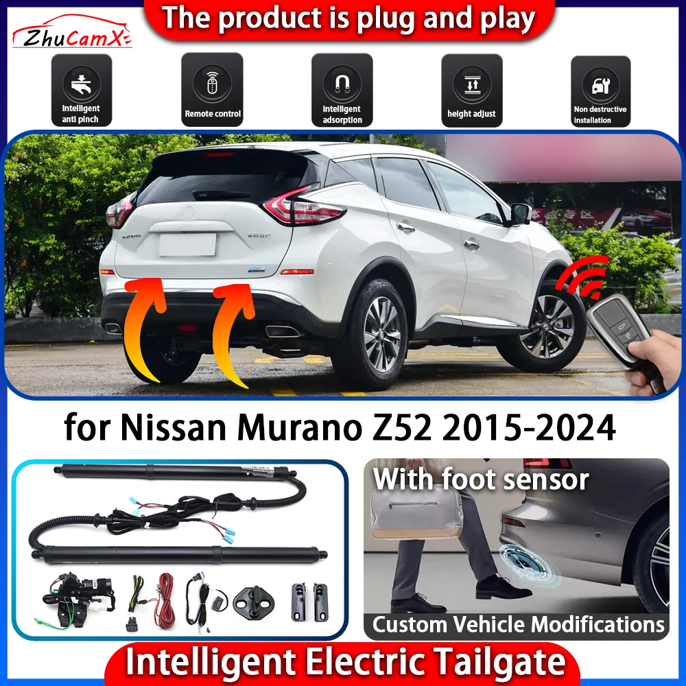 

ZhuCamX Smart Powered Tailgate System for Nissan Murano Z52 2015-2024 Automatic Intelligent Trunk Lift Control Kit