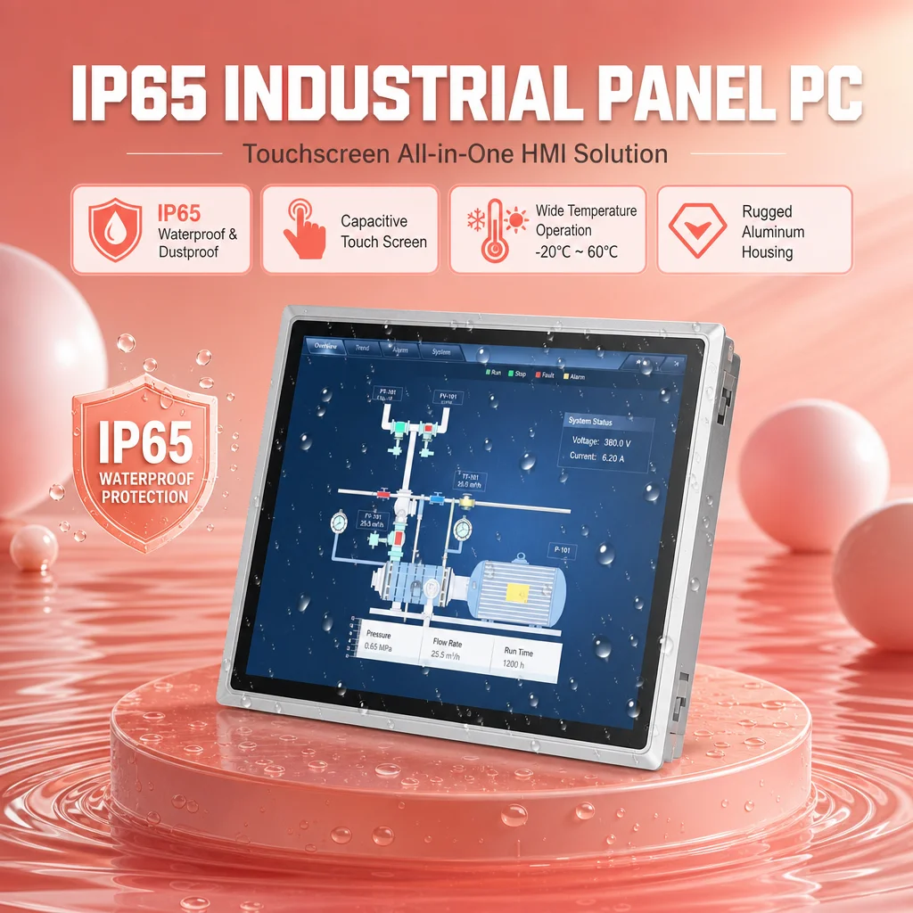 Industrial Panel PC for Automation Control 17 Inch Touch Screen All In One Computer Intel i5 8GB 128GB VGA USB