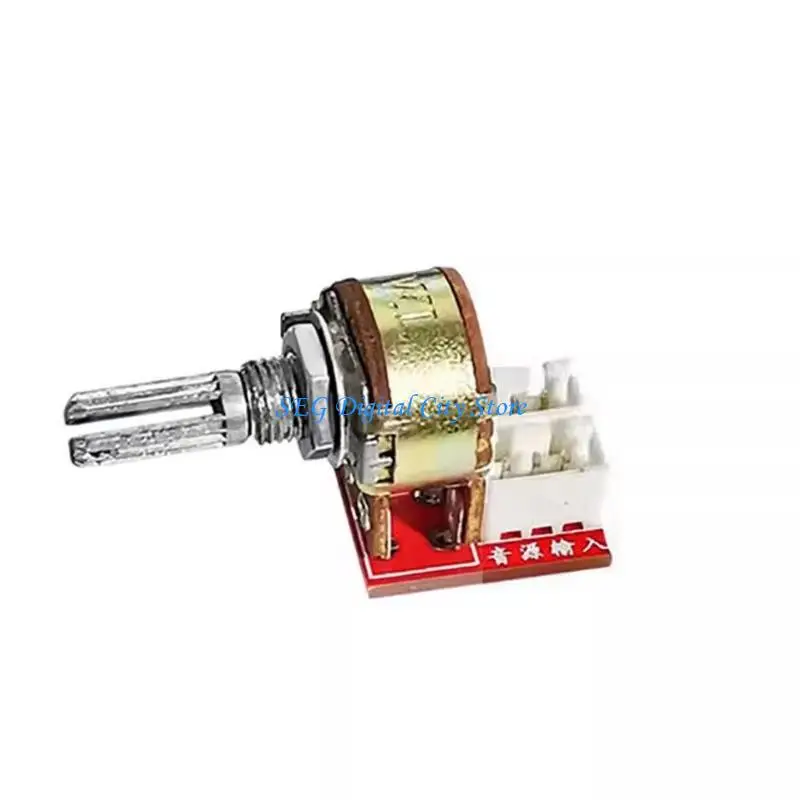 

U75B Double Gang Potentiometer Auditory Control Module B10K B50K B100K Sound Adjust