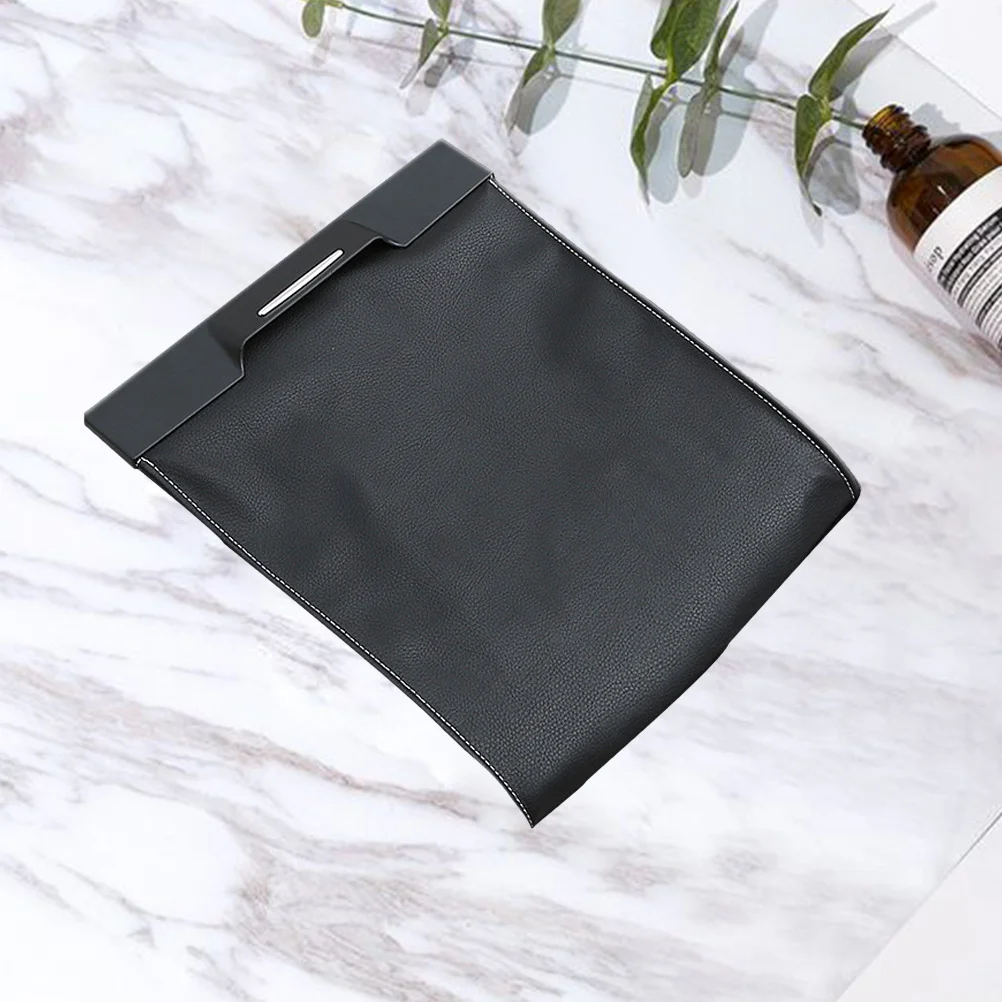 

Car Trash Bag Foldable Hanging Garbage Storage Bag Black Durable Practical Easy Open Close Keep Car Clean Tidy