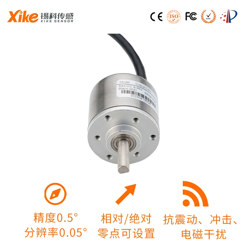 

HAL370B Angle Encoder Angle Sensor Angle Displacement Transmitter Angle Rotation Measuring Instrument