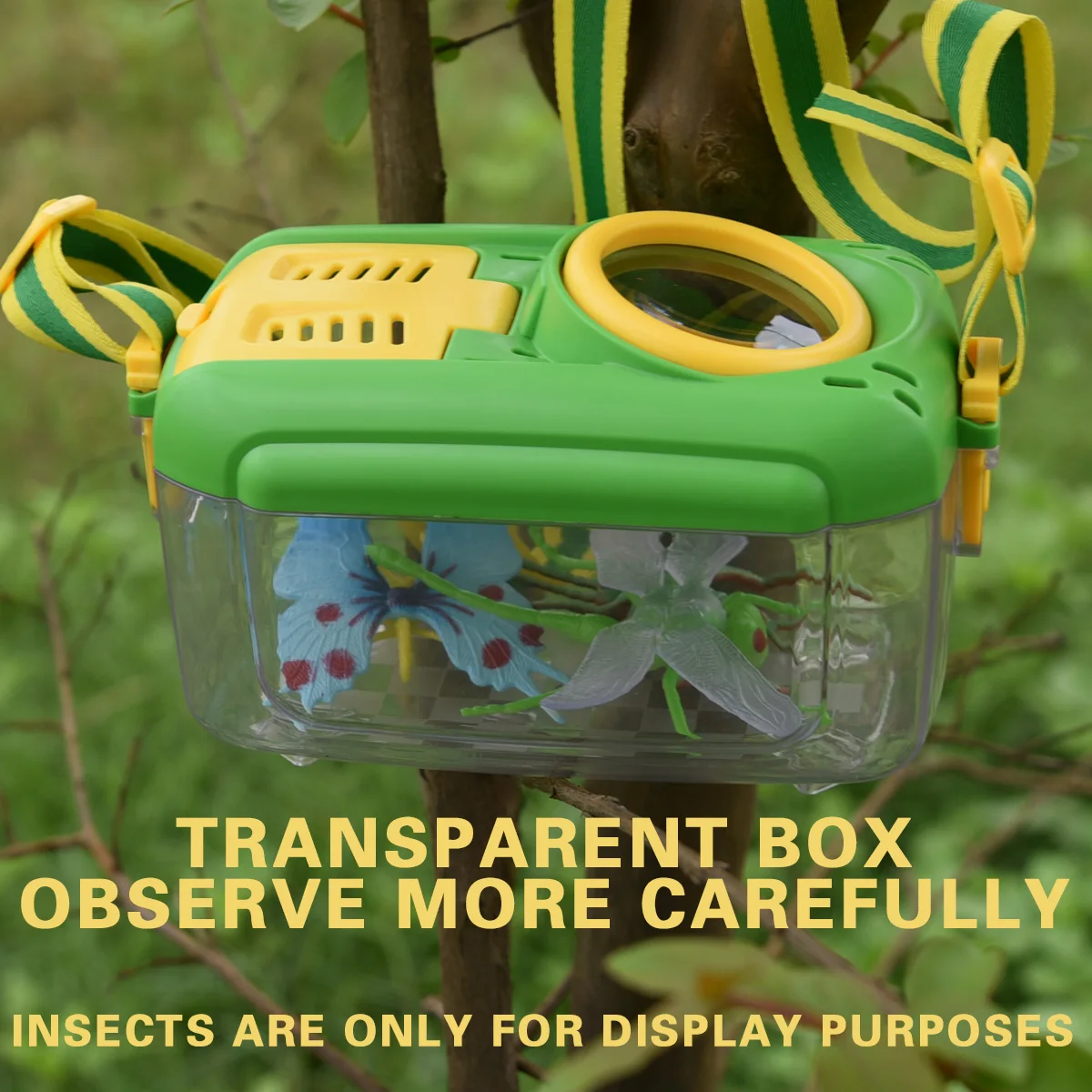 Insect Observation Box,Animal Capture Collector Exploration,Magnifier Multifunctional Outdoor Toy Insect Box,Halloween Gift,Than