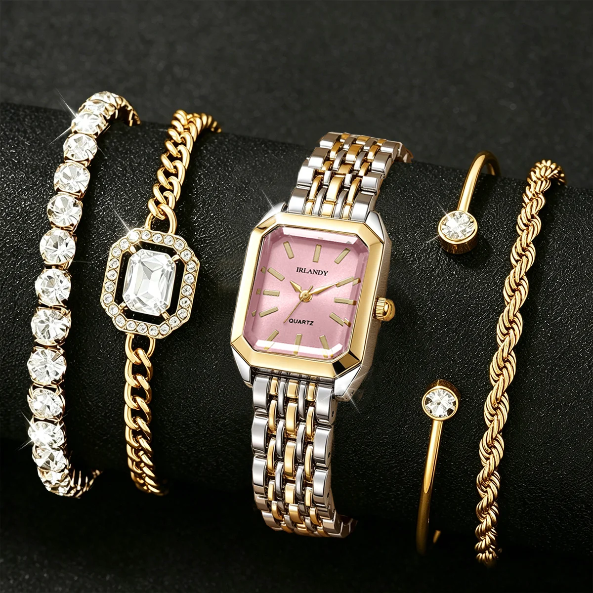 5PCS Elegant Women Quartz Watc - огляд і ціна Ladies Fashion Watch