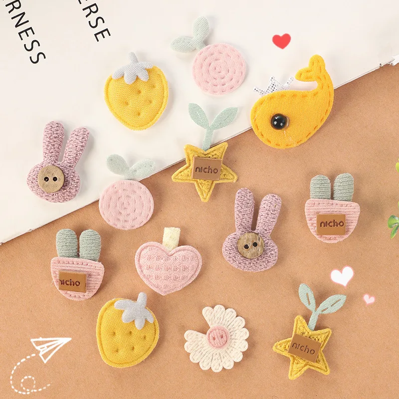 20 Pc/lot Baru Lucu Strawberry Mini Kelinci Cinta Dolphin Perhiasan DIY Aksesoris Rambut Aksesoris Sarung Tangan Topi Aksesoris Pakaian