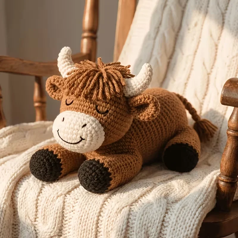 Jolly Highland Heifer Crochet Kit for Adults 4
