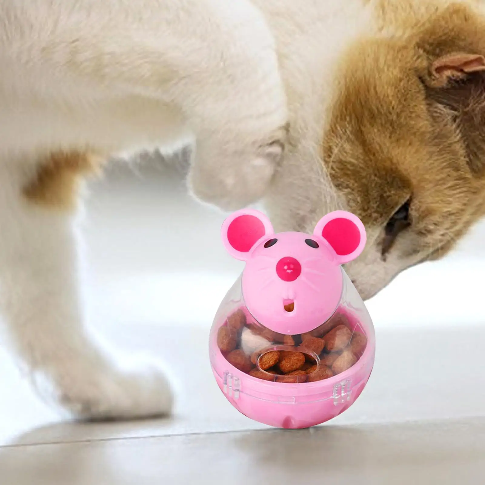 Pet Feeder Katze ToyMaus Lebensmittel Roll Leckage Dispenser Schüssel Spielen Ausbildung Lustige Spielzeug Für Katze Kätzchen Katzen Spielzeug Pet Liefert