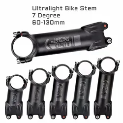 Ultralight Kalloy Stem 7 Degree Aluminum 7050 Bike Stems Mountain Bicycle Handlebar Riser 31.8x60/70/80/90/100/110/120/130mm
