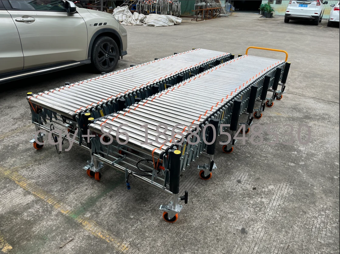 RD Adjustable Speed Powered Roller Conveyor for Packaging Lines - 0.5-10m/min, ISO Certified