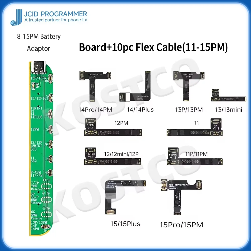 JCID V1SE Original Battery Repair Flex For iPhone 11-15 16 Promax
