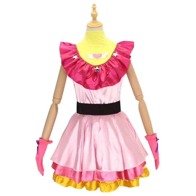 

OSHI NO KO Hoshino Ai Aquamarin Rubii Arima Kana cosplay costume pink dress outfit Halloween costumes for women girls FD1;6