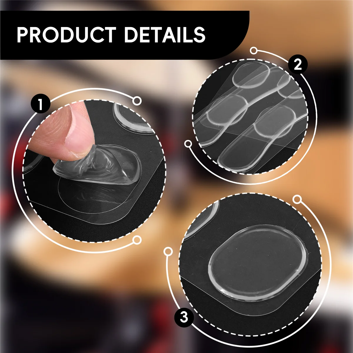 L71A28Pcs Drum Dampeners Gel Pads Silicone Drum Silencers 3 Colors Drum Dampening Pads Drum Mute Pads for Drums Tone Control