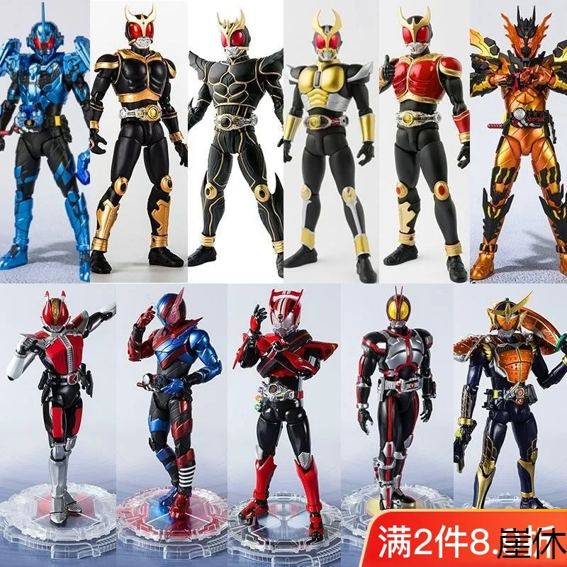 True Bone Kamen Rider Kabuto Joker Kuuga Masked Superman Model Mobile Toy Ornament Action Figures gift Children's Toys