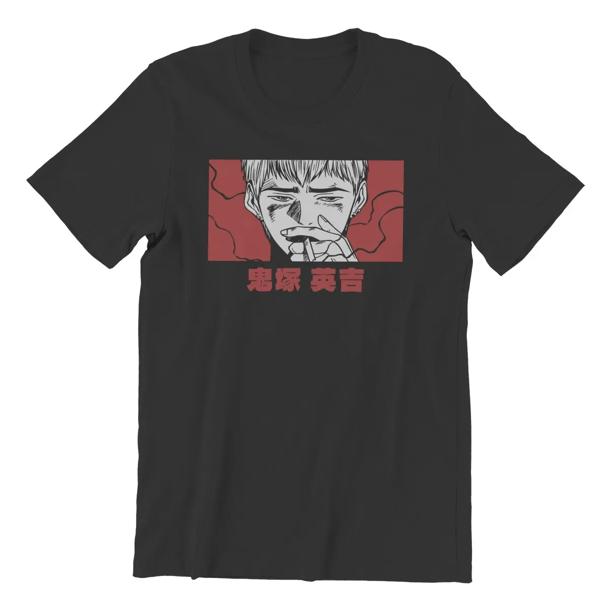 Men Onizuka Sensei Manga GTO Great Teacher anime T Shirt  100% Cotton printed Clothing Casual Gift T-Shirts