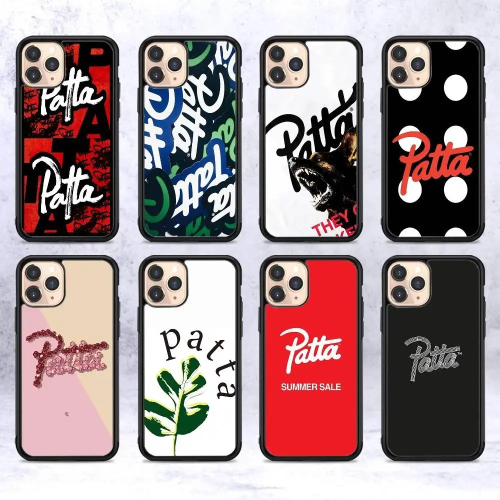 

Fashion P-patta PC+TPU Phone Case For iPhone 17 16 15 14 13 12 11 Pro Max Plus Kawaii Cartoon Cover