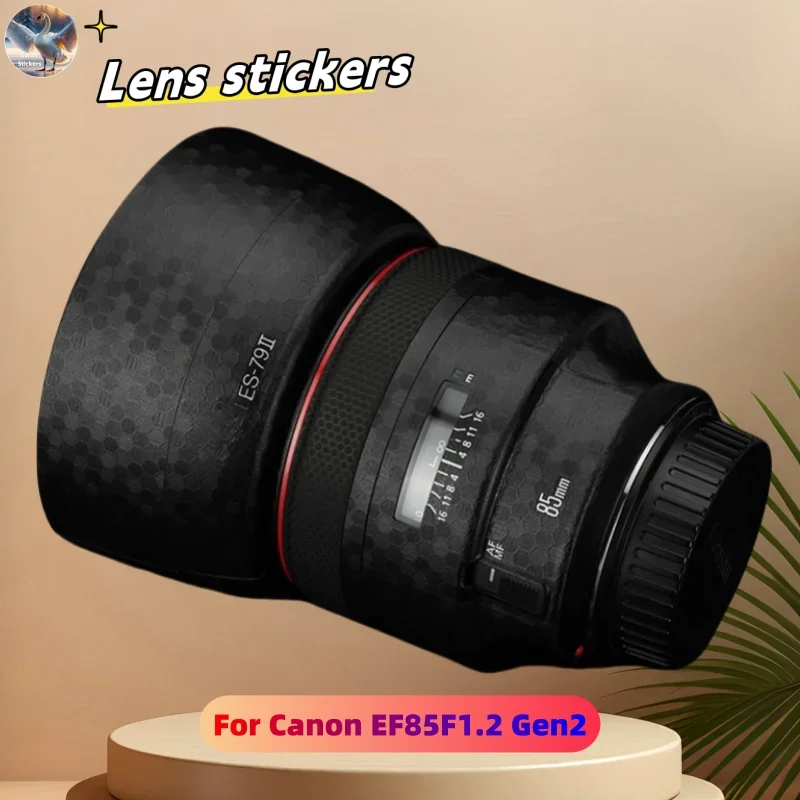 

for Canon EF 85F1.2 Gen2 Camera Lens stickers, precision cut wear-resistant protective film, DIY skin