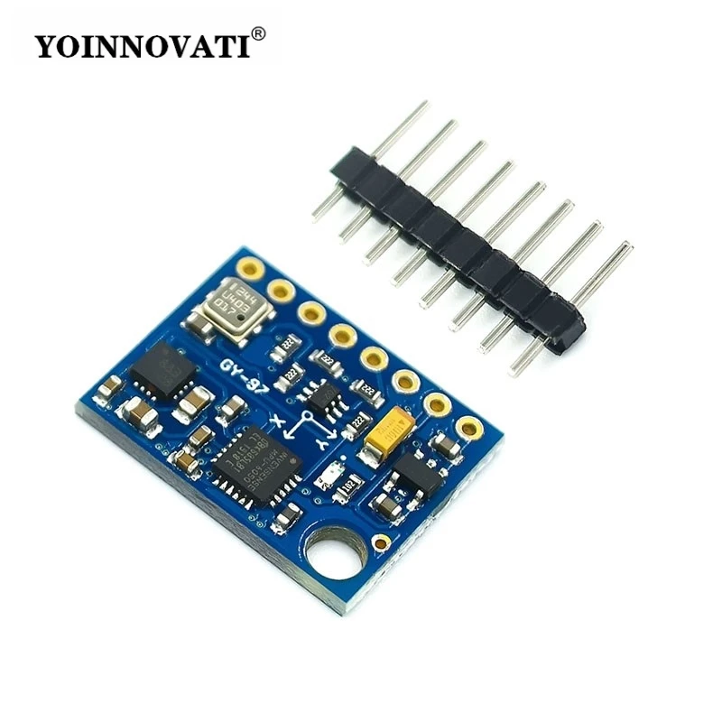 GY-87 10DOF Module MPU6050 HMC5883L BMP180 GY87 Sensor Module 3V-5V for Arduino Power High Accuracy