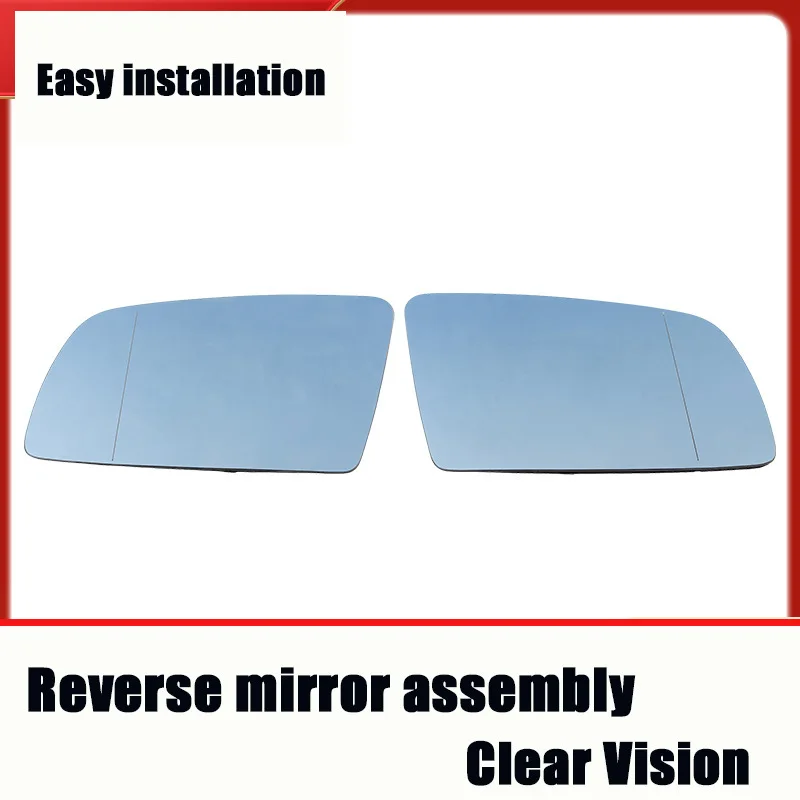 Suitable for BMW 5 Series E60 E61 2003-2007 reversing rearview mirror mirror glass blue mirror