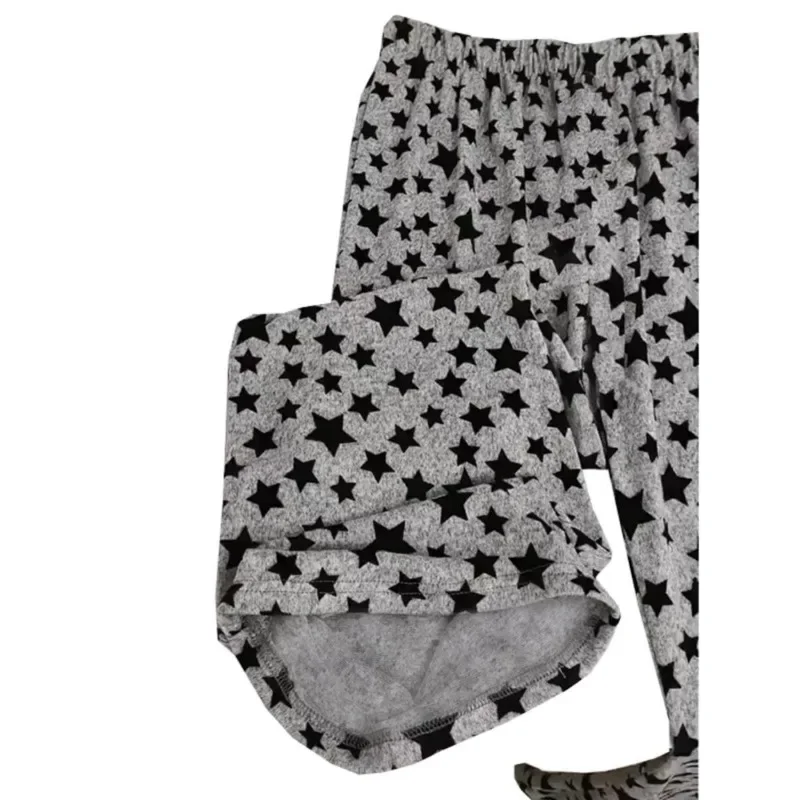 Pants Loose Comfort Home Pants Star Soft Refreshing Can Be Worn Outside Extra Large  Summer 40-150 KG Thin Pupil Female Pajama