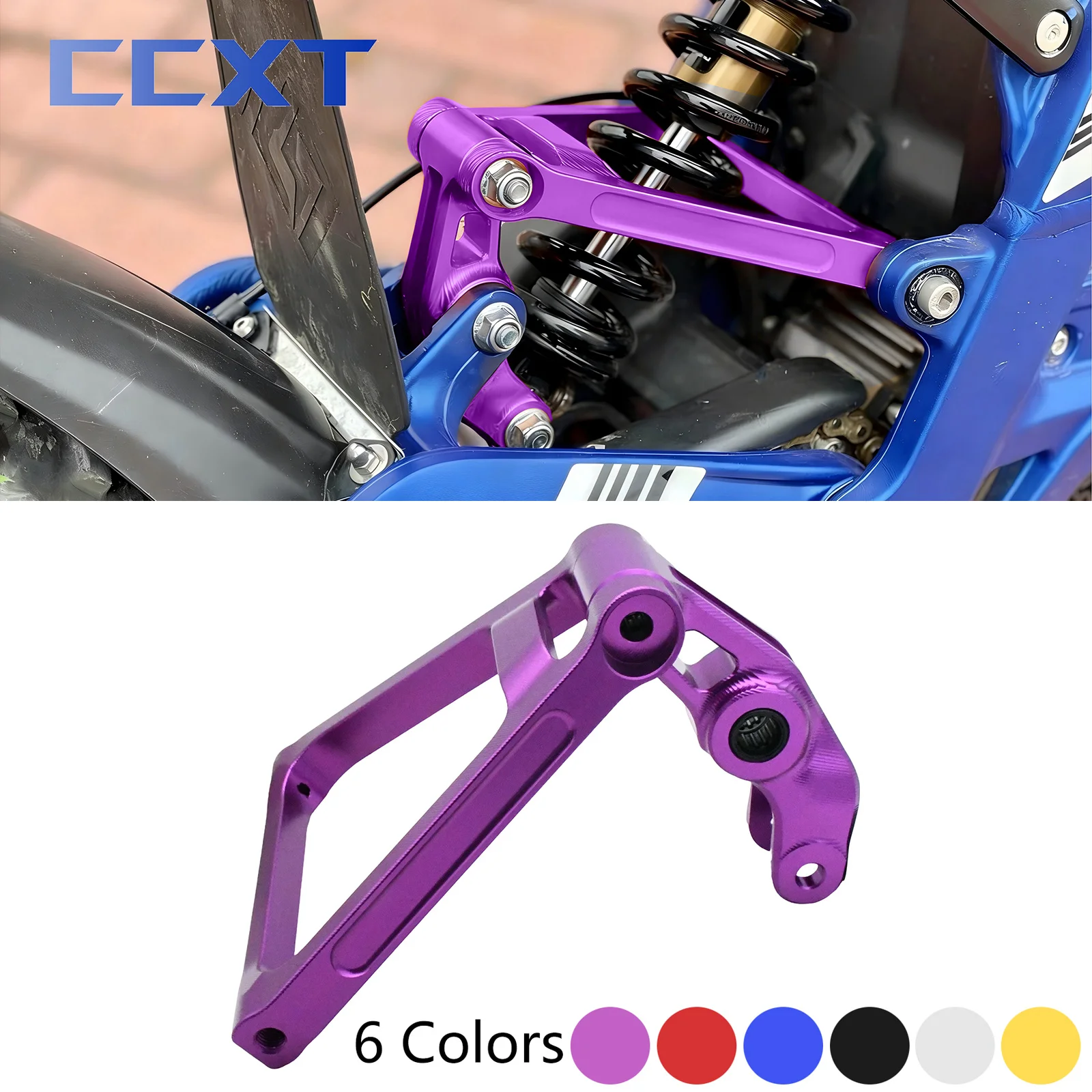 

CNC Aluminum Rear Shock Absorber Linkage Triangle For Surron Sur ron Motorcycle Segway X160 X260 Light Bee S X Rear Suspension