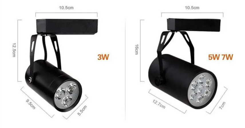 

20 pcs/lot LED Track Light 18W tracks lamp Bulb indoor kitchen Lights 90V~260V with 18leds CE ROHS Warranty 2 years