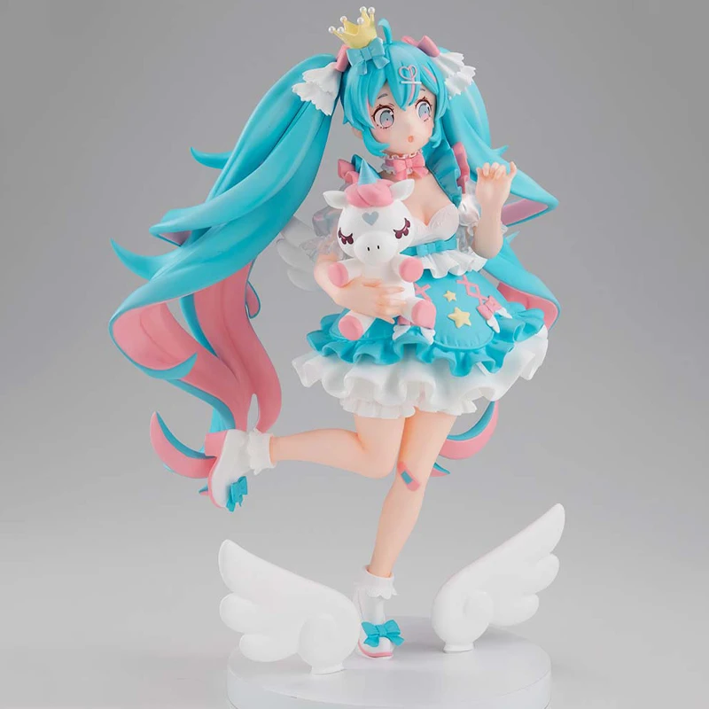 In Short Original FuRyu TENITOL Hatsune Miku Fantasy Princess PVC Anime Action Figures Collectable Model Doll Toys Birthday Gift