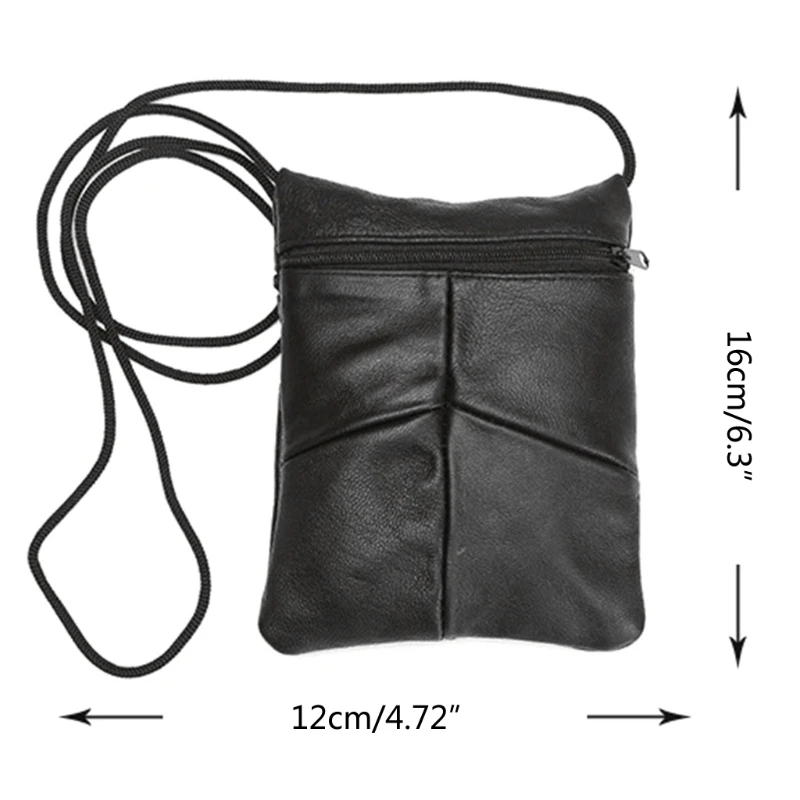 Sheepskin Crossbody Bag Leather Small Shoulder Bags for Women Cell Phone Purse