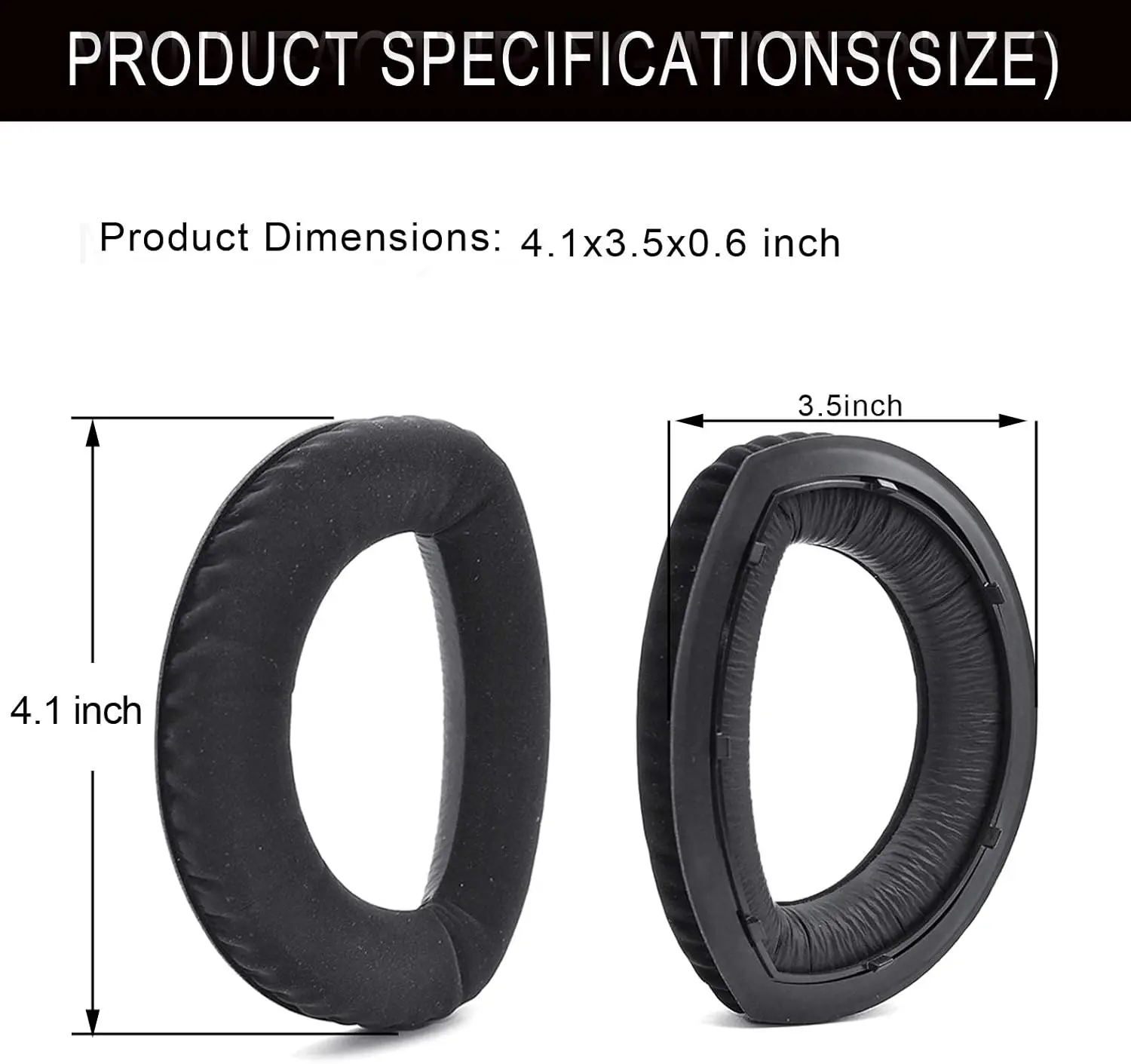 Hd700 almofadas de ouvido substituição earpad copo espuma almofada aros compatíveis com sennheiser hd700 hd 700 fones ouvido