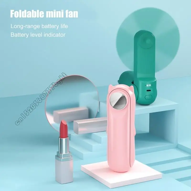 

Вентилятор с регулируемым вентилятором кармана Удобный вентилятор USB USB USB Travel Fan Fan Fan Fan Идеально подходит для 4xfb