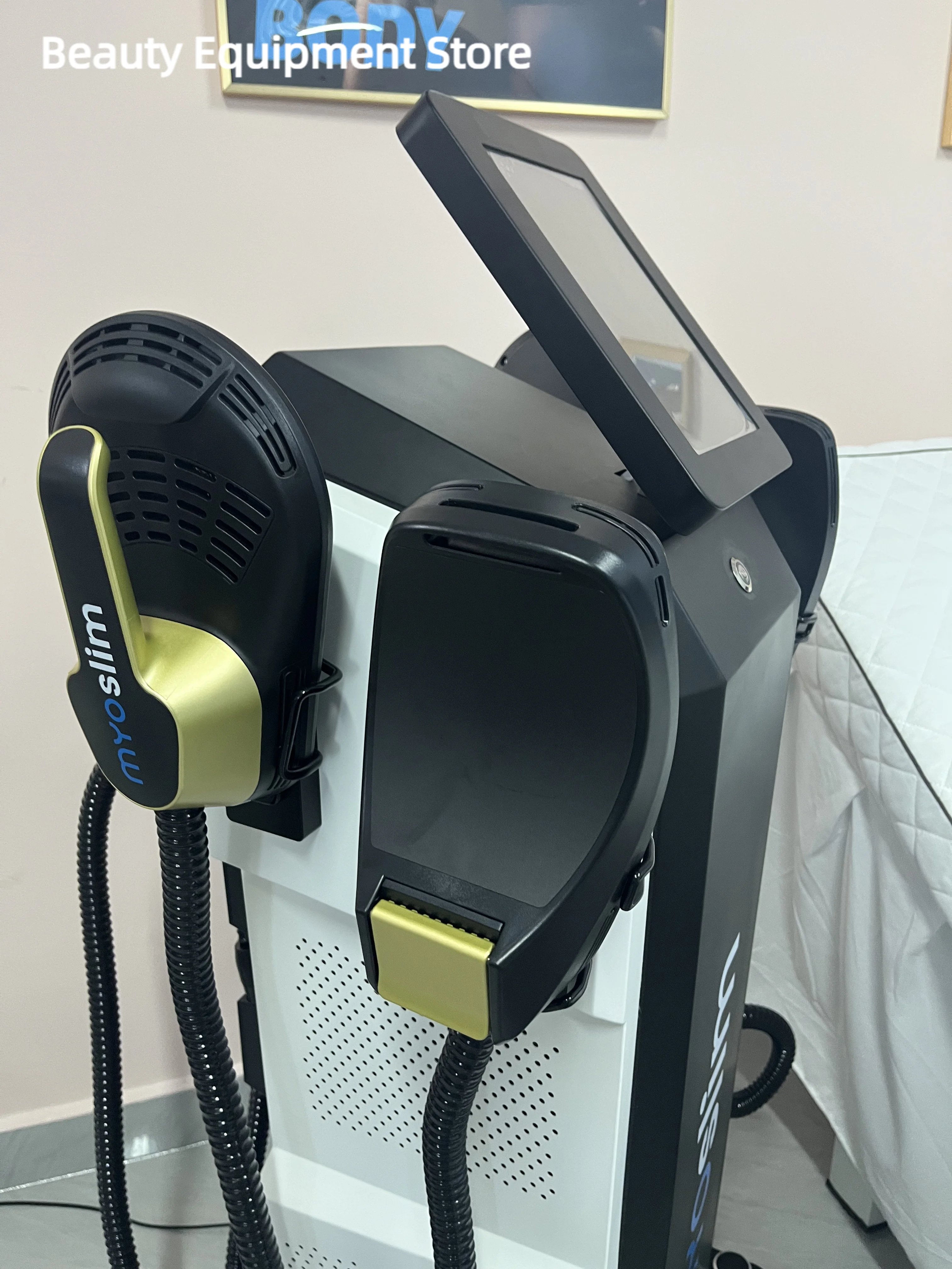 

MYOslim EMS Body Sculpting Machine Shaping Body 6500W 200hz Lose Weight Radio Frequency RF Muscle Stimulator Device