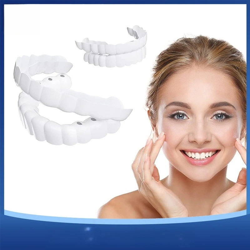 Perfect Fit Teeth Whitening Fake Tooth Cover Snap on Silicone Smile Teeth Cover Fake Tooth Instant Confidence Smile Tools view 6