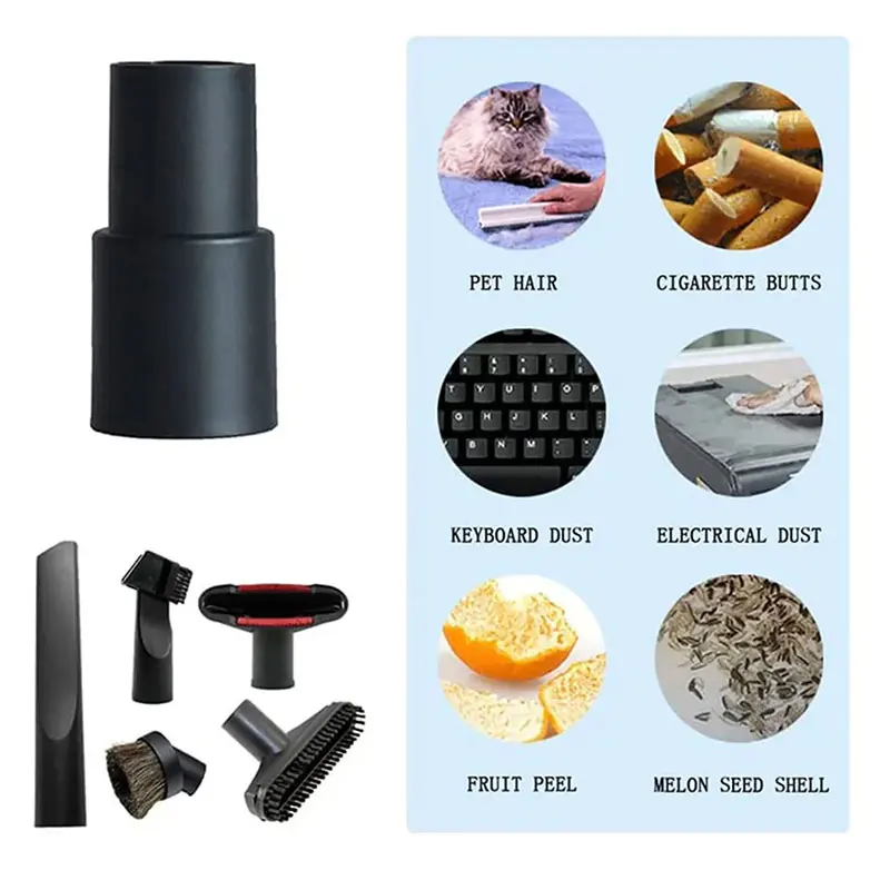 Geeignet zum Ersetzen des Bürstenkopfes eines 6-in-1-Staubsaugers mit einem Durchmesser von 32mm/35mm Zubehör Bürste Fugendüse – Detail 6