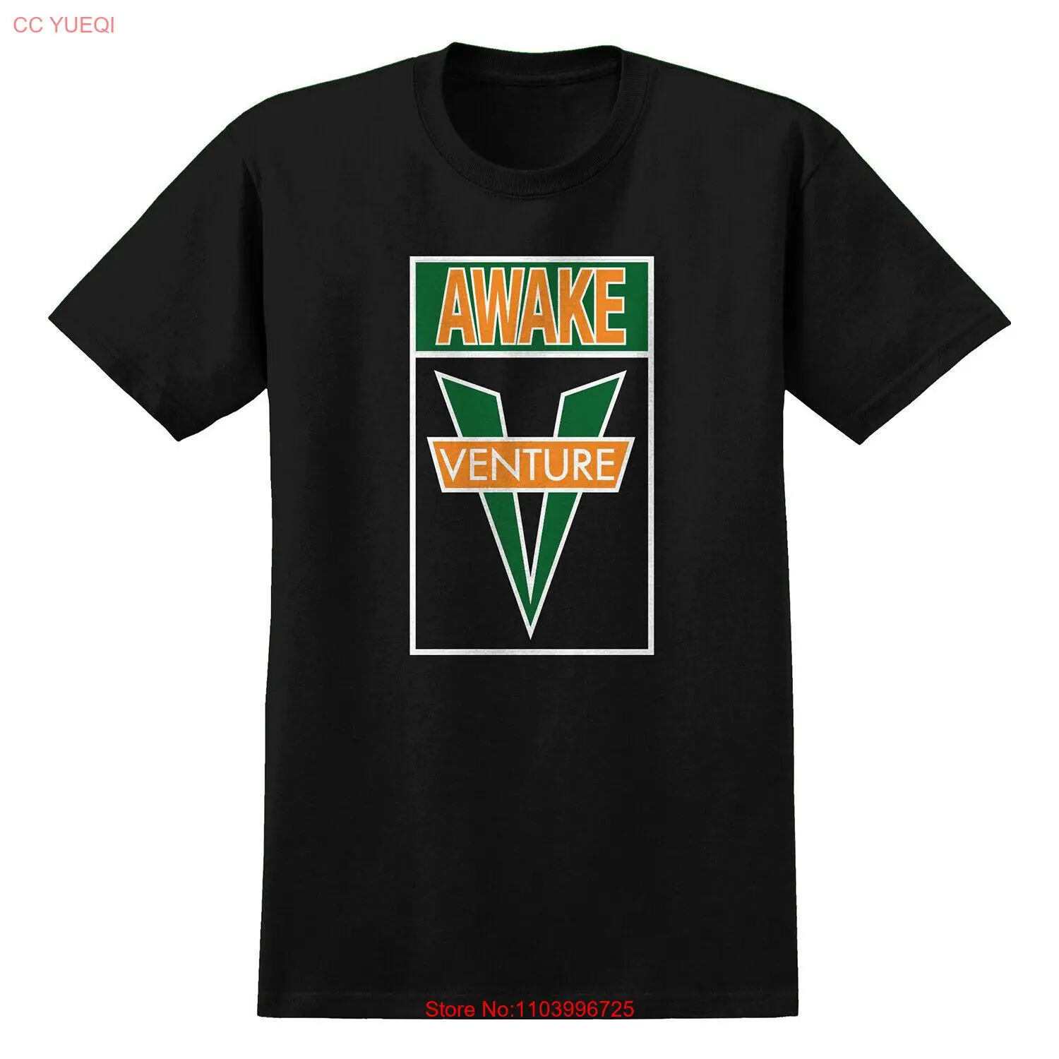 Venture Skateboard Trucks Shirt Awake Black/Orange