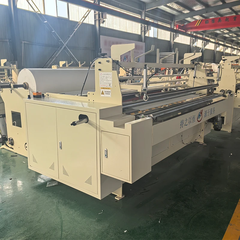 Fully Automatic Toilet Paper Roll Making Band Saw Cutting and Packing Machine Production Line