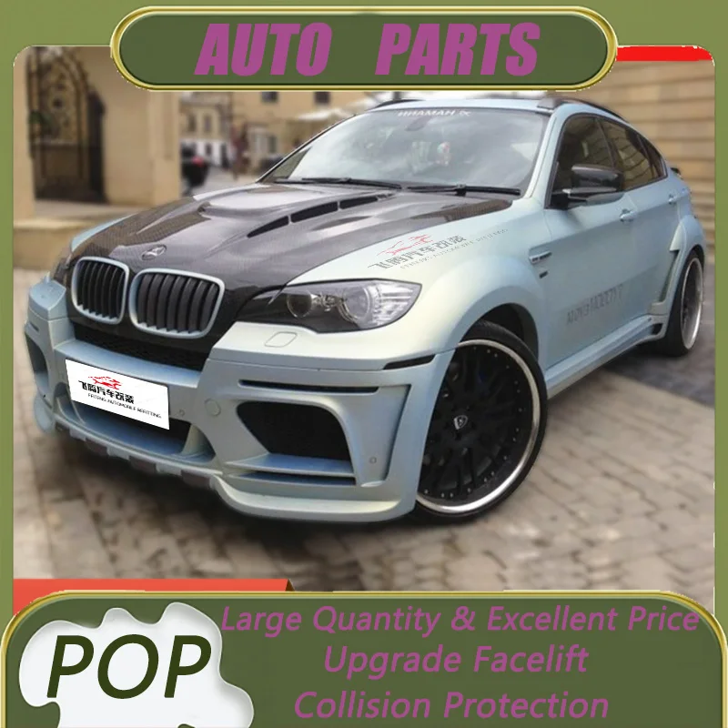 Suitable For  Bmw X6 Modified Hamann Large Package E71 Wide Body Front And Rear Bar Side Skirt Cover