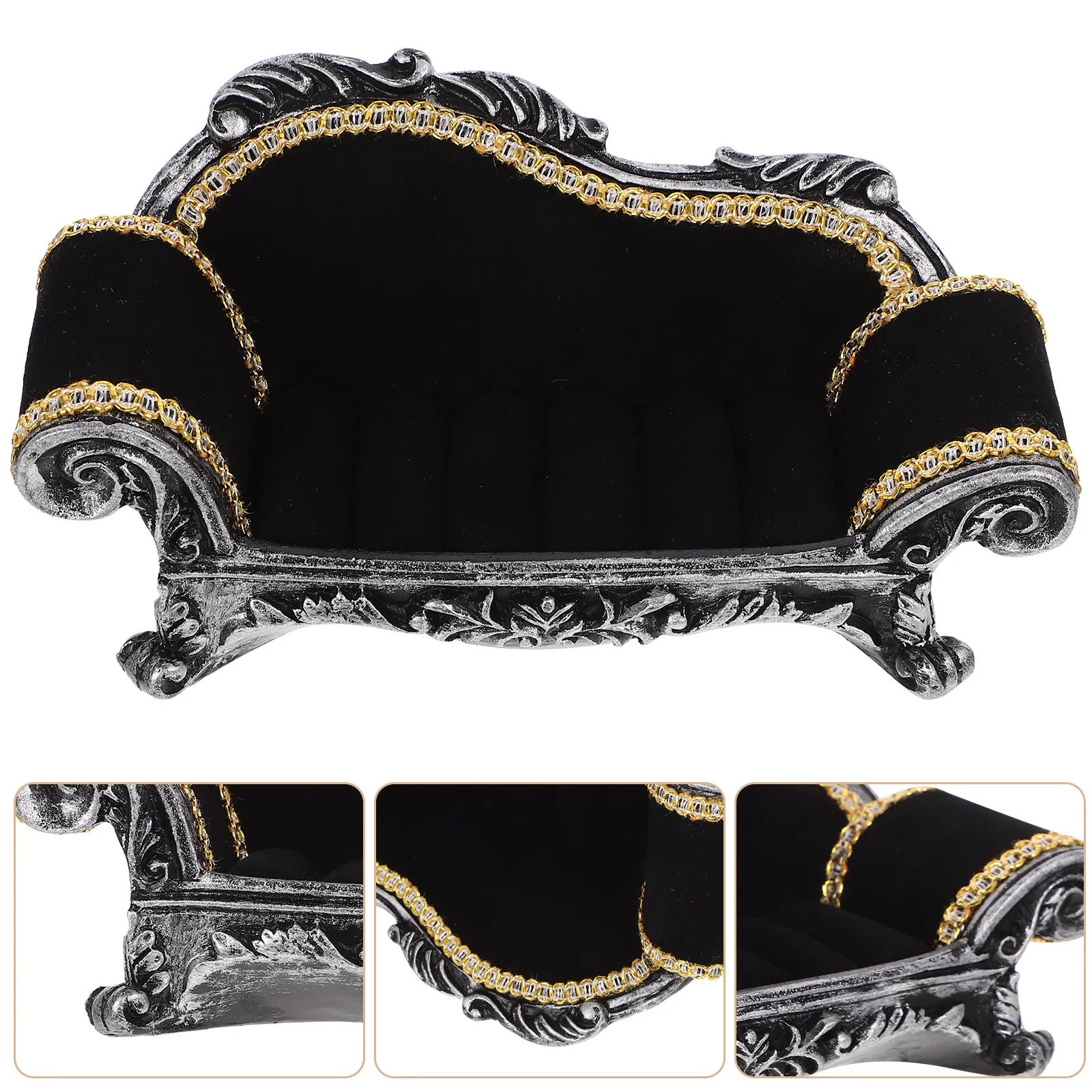 

Sofa Jewelry Stand Stylish Jewelry Display Rack Ring Holder Organizer Decoration Dressing Table Storage Box Earrings Display