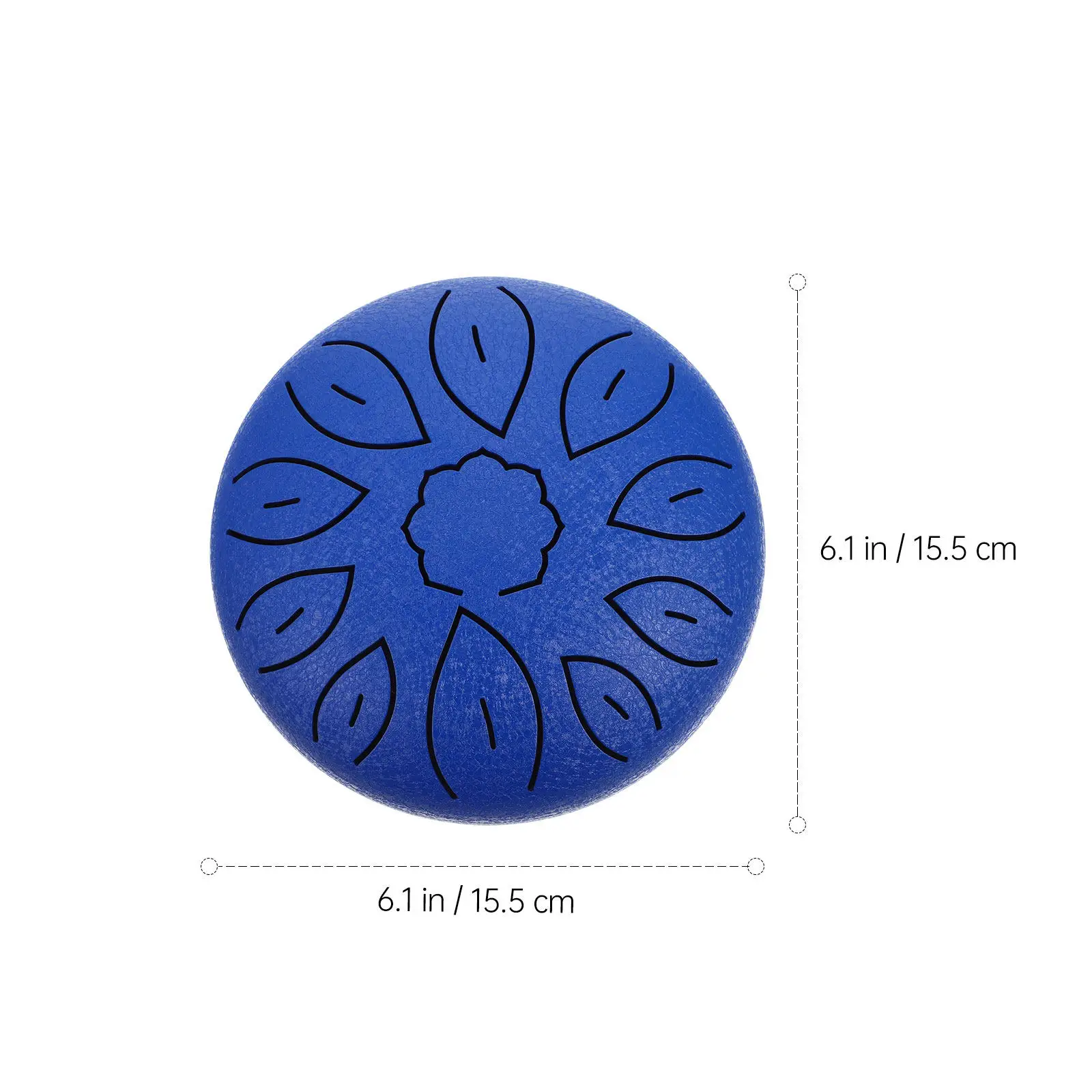 1Set Exquisite Portable Ethereal Drum Carbon Steel Tongue Drum for Musical Enlightenment Stress Release Beginner Adult