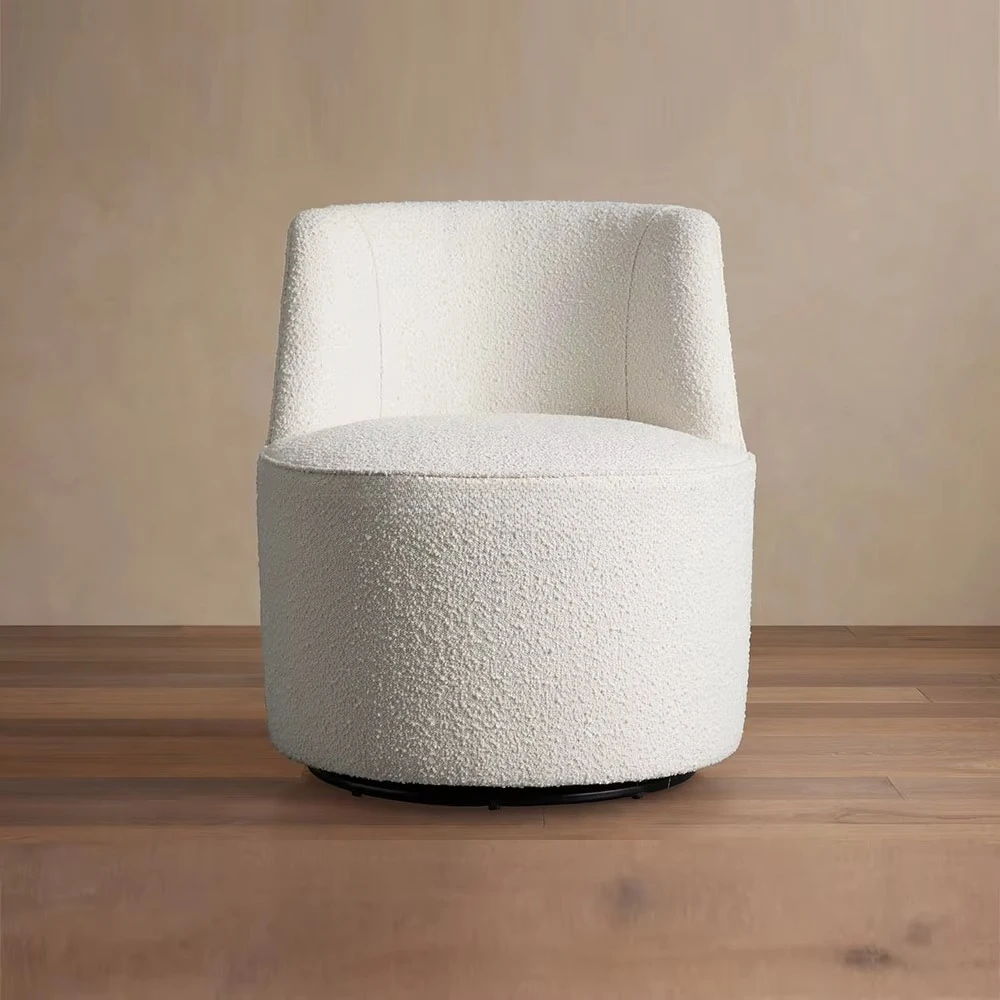 Swivel chair set, sponge filled, suitable for hotels and living rooms