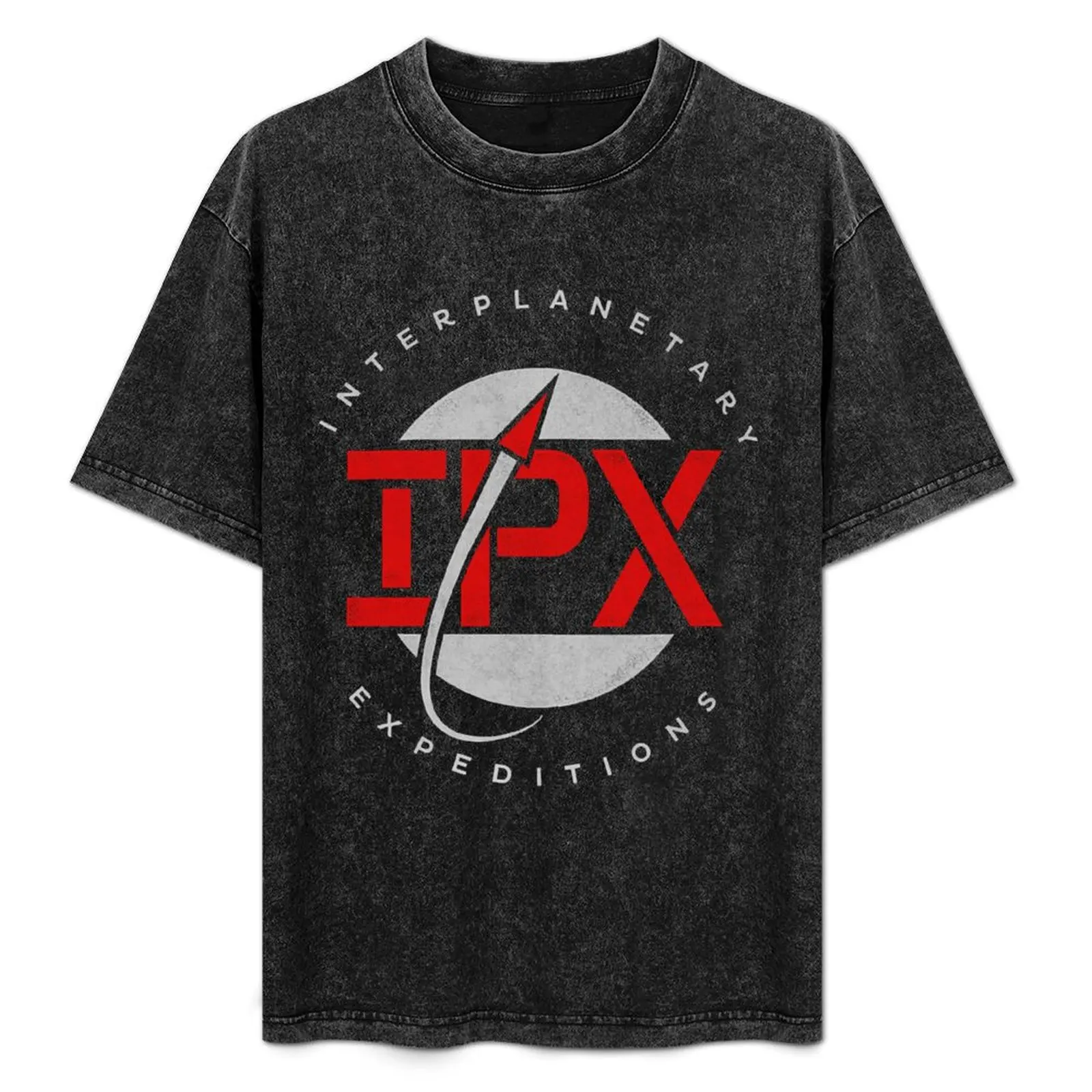 Interplanetary Expeditions T-Shirt Minimalist Casual Short Sleeve Top